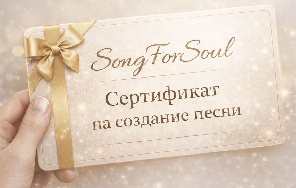 Подарочный сертификат SongForSoul
